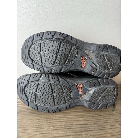 Dansko Walker Smooth Leather Shoes Men's Size 42 US 8.5-9 Black Work Oxfords - Picture 7 of 7